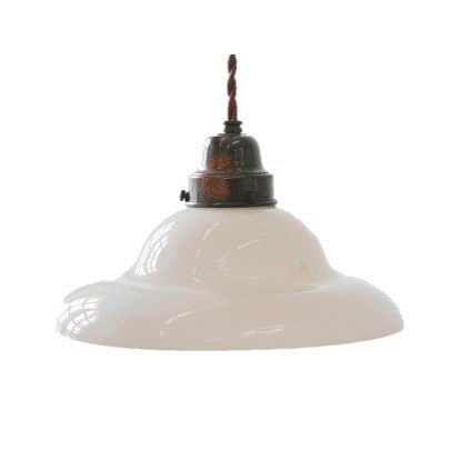 アンティークのランプシェード ・電傘の画像