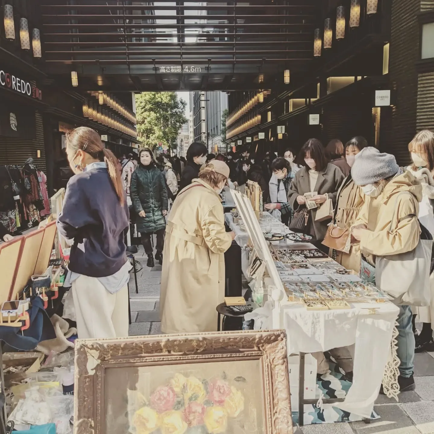 ���ܶ�OLD NEW MARKET���̤�˥���ƥ������䥢�������꡼�Υ֡�����Ϣ�ʤꡢ��ˤ��볹�¤ߤ�������Ԥ���ʪ�����֤ˤ��䤫�ʲ����ޡ����å�����